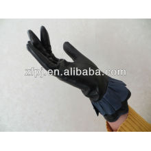 best sale christmas leather decoreted gloves for party